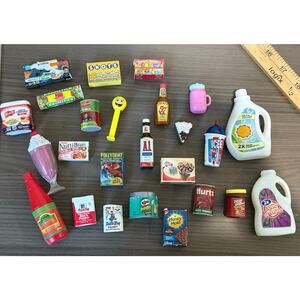 Shopkins Mini Brands Real Littles‎ Food Brands Grocery Toys Lot of 25